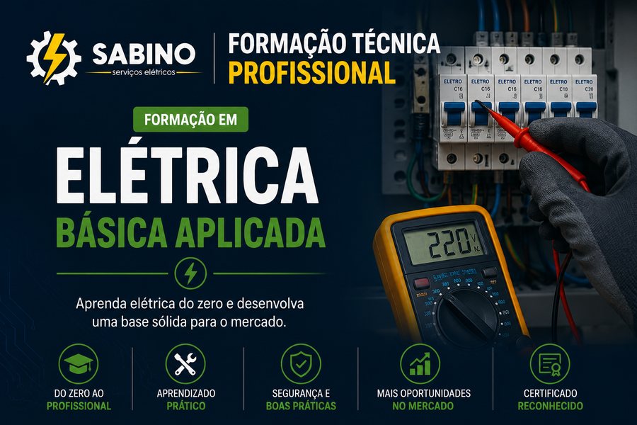 Capa da livro digital Elétrica Básica Aplicada