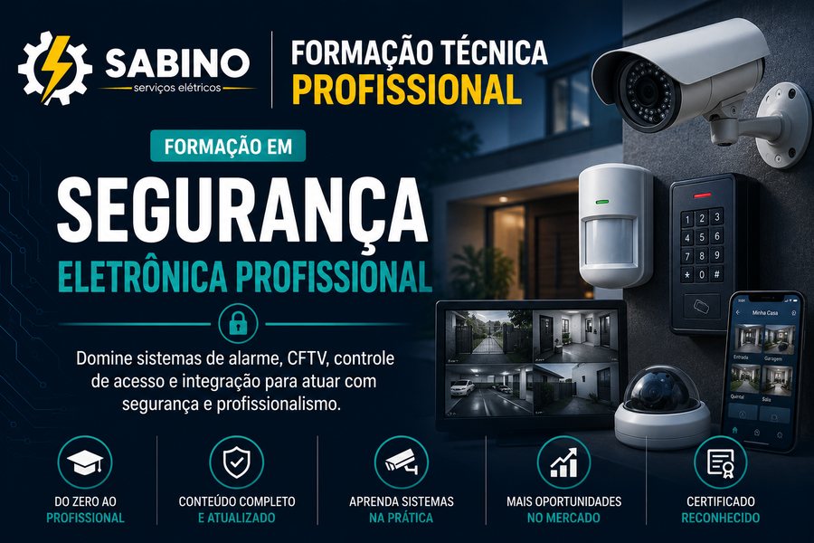 Capa da livro digital Segurança Eletrônica Profissional